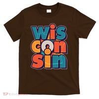 Fun Abstract Wisconsin Name T-Shirt thumb 0