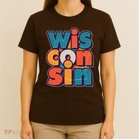 Fun Abstract Wisconsin Name T-Shirt thumb 4