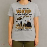 First Annual Wkrp Thanksgiving Day Turkey Drop T-Shirt thumb 4