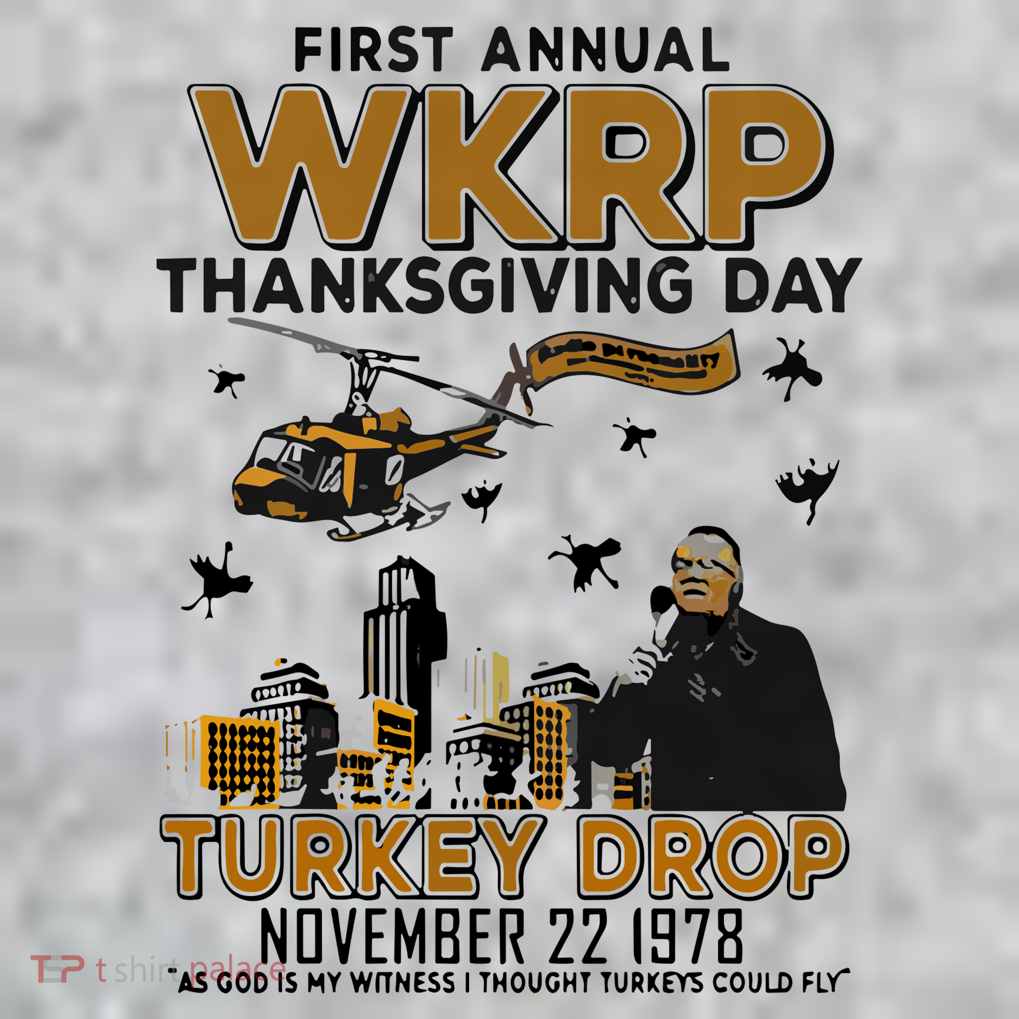 First Annual Wkrp Thanksgiving Day Turkey Drop Toddler T-Shirt