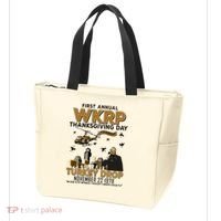 First Annual Wkrp Thanksgiving Day Turkey Drop Tote Bag thumb 3