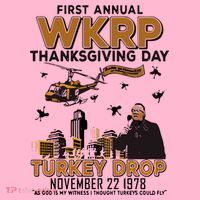 First Annual Wkrp Thanksgiving Day Turkey Drop Coaster thumb 2