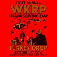 First Annual Wkrp Thanksgiving Day Turkey Drop Santa Hat thumb 1
