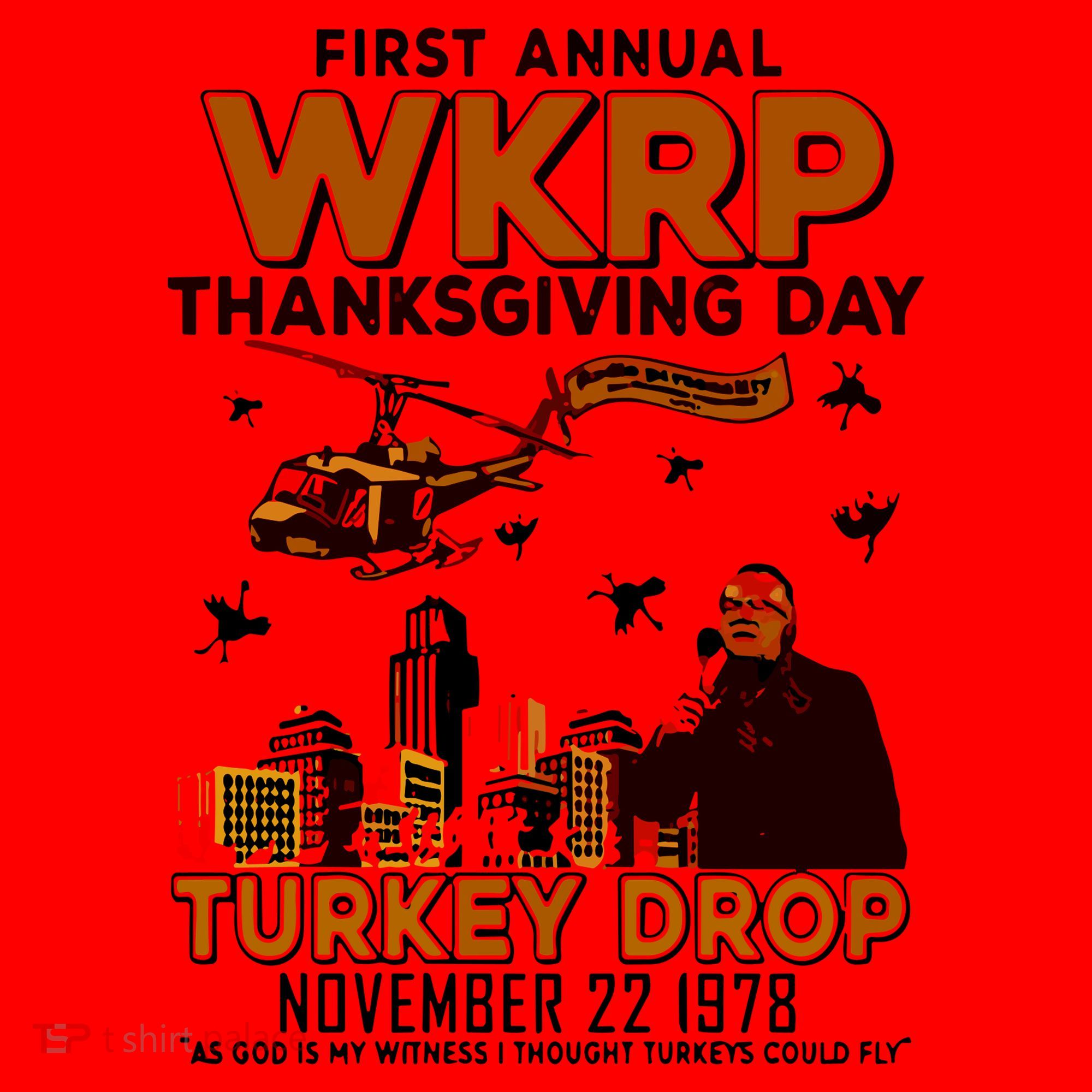 First Annual Wkrp Thanksgiving Day Turkey Drop Santa Hat
