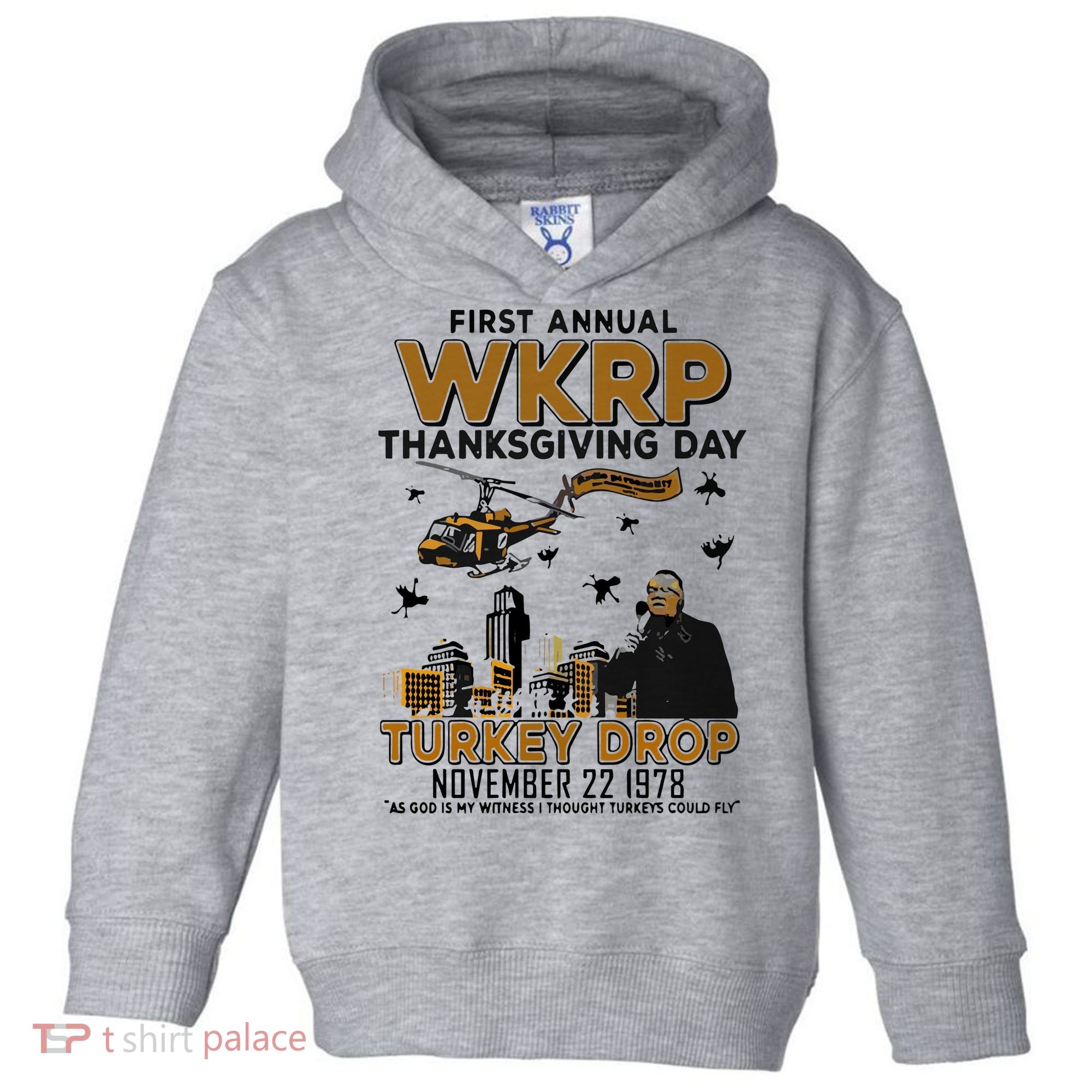 First Annual Wkrp Thanksgiving Day Turkey Drop Toddler Hoodie