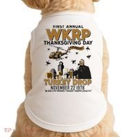 First Annual Wkrp Thanksgiving Day Turkey Drop Doggie Tank thumb 0