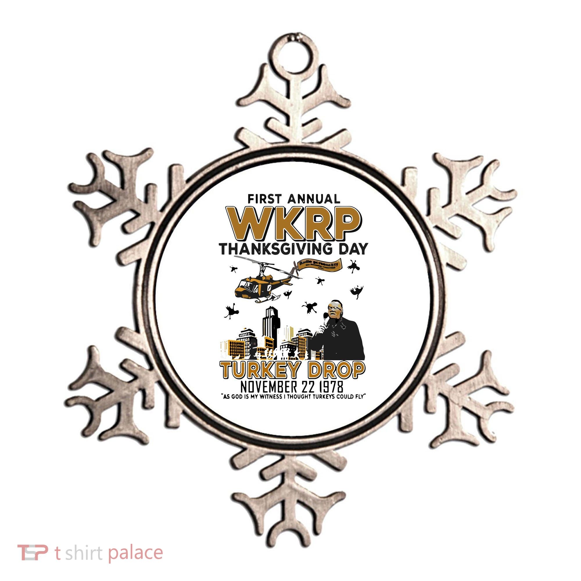 First Annual Wkrp Thanksgiving Day Turkey Drop Ornament