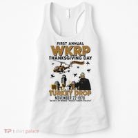 First Annual Wkrp Thanksgiving Day Turkey Drop Women's Tank Top thumb 0