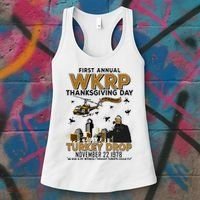 First Annual Wkrp Thanksgiving Day Turkey Drop Women's Tank Top thumb 3