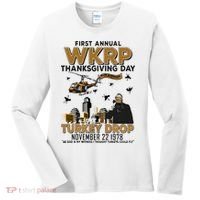 First Annual Wkrp Thanksgiving Day Turkey Drop Women's Long Sleeve Shirt thumb 0