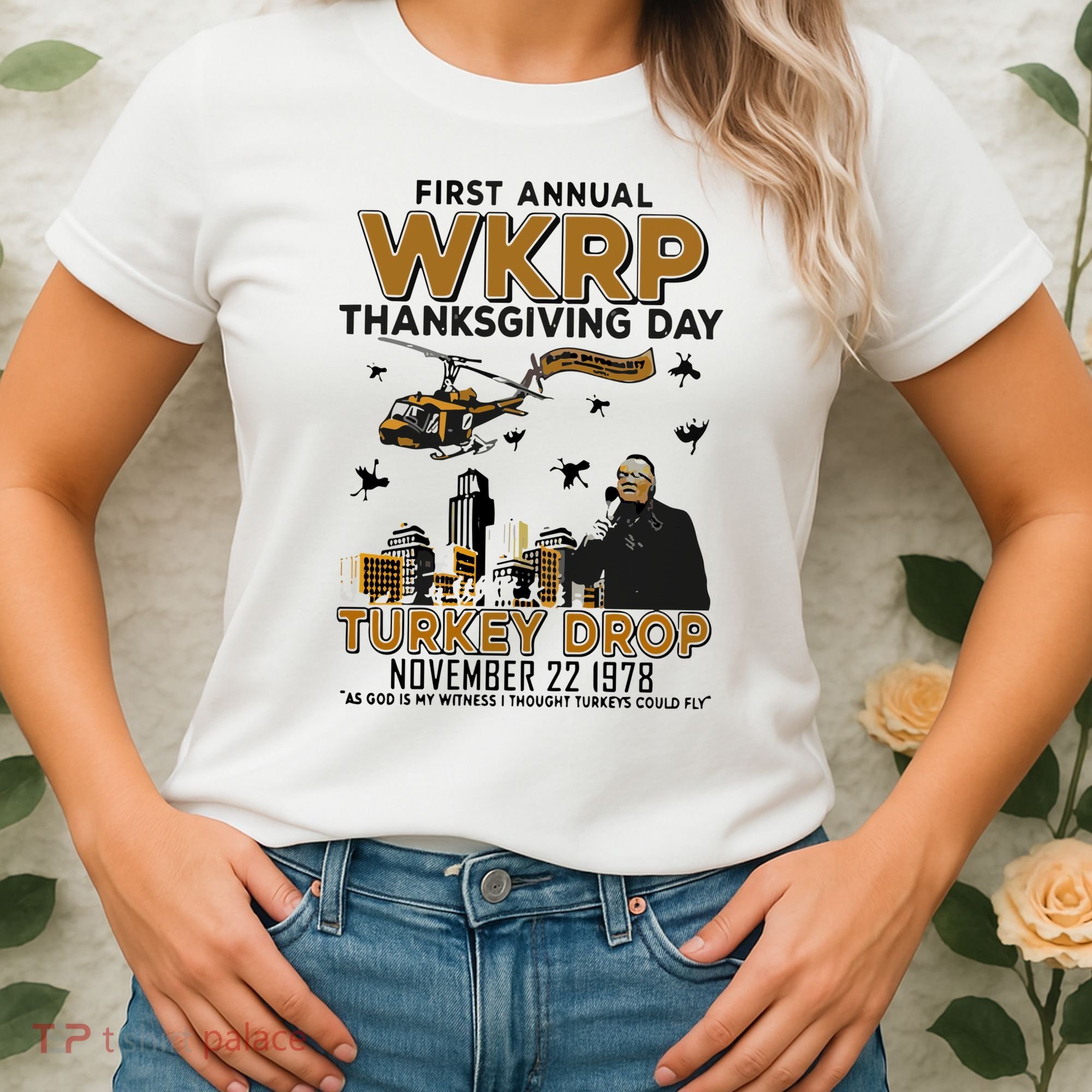 First Annual Wkrp Thanksgiving Day Turkey Drop Women's T-Shirt