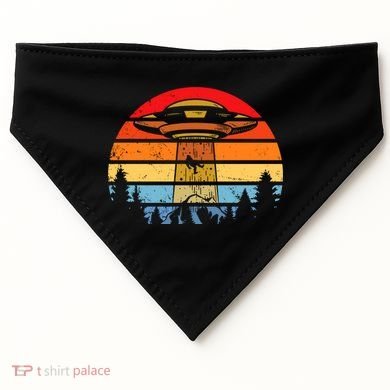 Funny Alien Yeti Bigfoot UFO Plus Size USA-Made Doggie Bandana