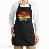 Funny Alien Yeti Bigfoot UFO Plus Size Apron thumb 2