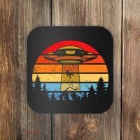 Funny Alien Yeti Bigfoot UFO Plus Size Coaster thumb 0