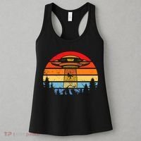 Funny Alien Yeti Bigfoot UFO Plus Size Women's Tank Top thumb 3