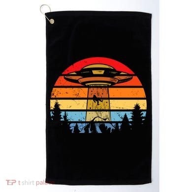 Funny Alien Yeti Bigfoot UFO Plus Size Golf Towel