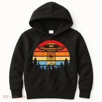 Funny Alien Yeti Bigfoot UFO Plus Size Kids Hoodie thumb 0