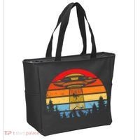 Funny Alien Yeti Bigfoot UFO Plus Size Tote Bag thumb 2