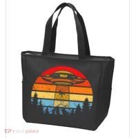 Funny Alien Yeti Bigfoot UFO Plus Size Tote Bag thumb 3