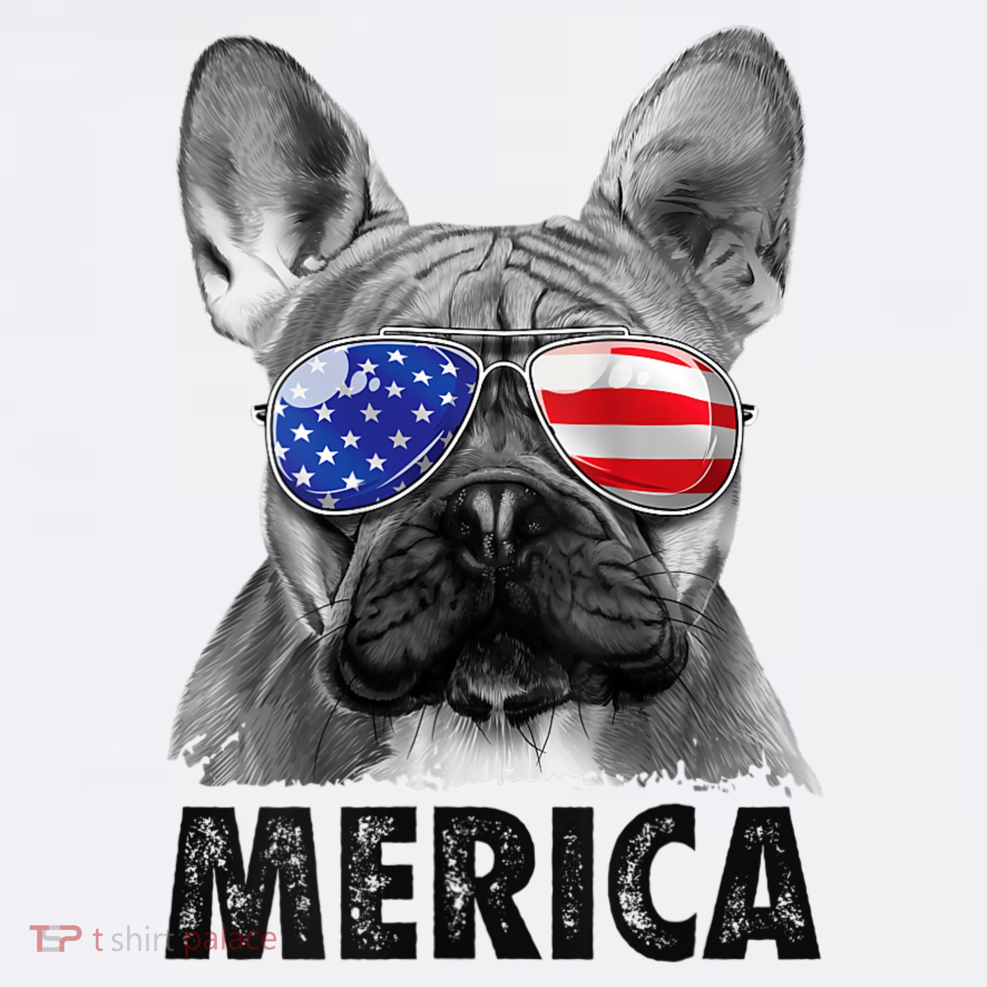 French Bulldog 4th Of July Shirts Merica Usa Flag Women's Tank Top