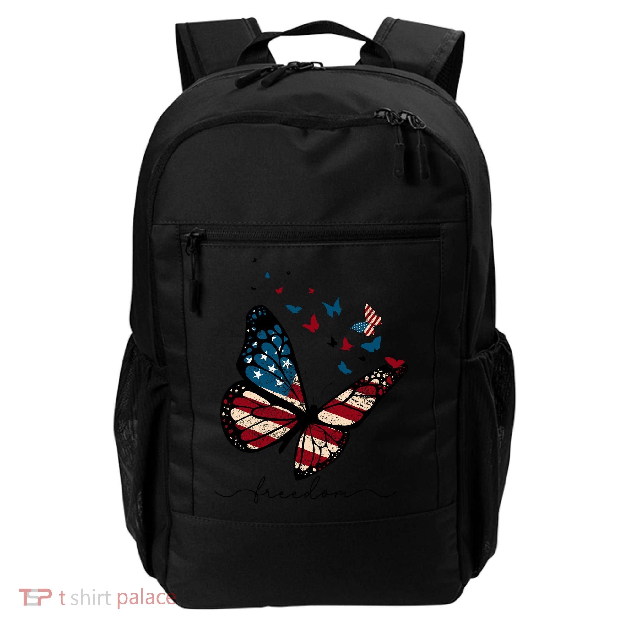Freedom Butterfly 4th Of July Backpack