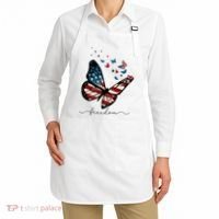 Freedom Butterfly 4th Of July Apron thumb 2