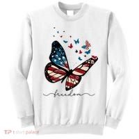 Freedom Butterfly 4th Of July Sweatshirt thumb 0