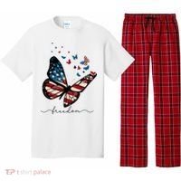 Freedom Butterfly 4th Of July Pajama Set thumb 0