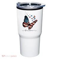 Freedom Butterfly 4th Of July Tumbler thumb 0