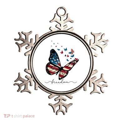 Freedom Butterfly 4th Of July Ornament