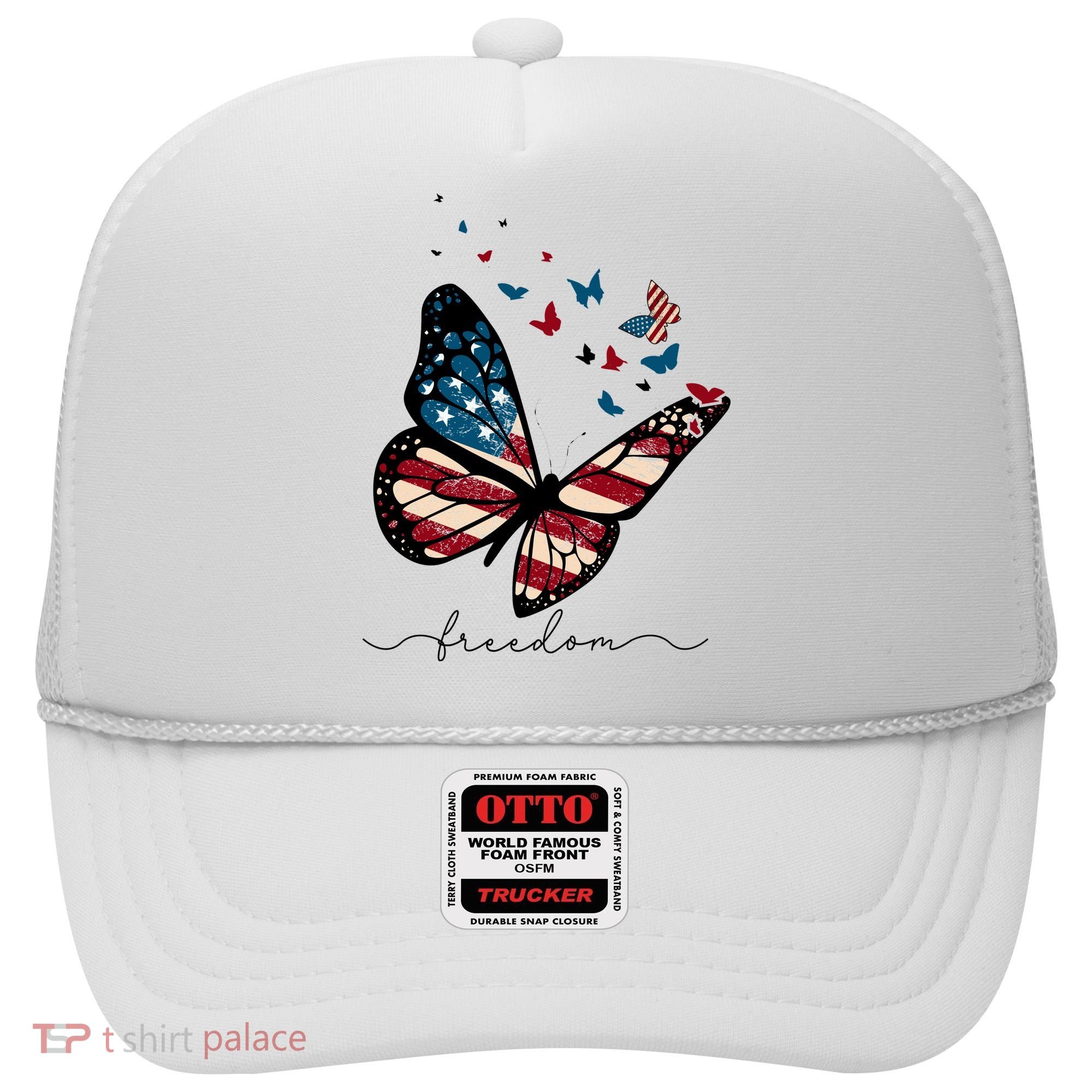 Freedom Butterfly 4th Of July Hat