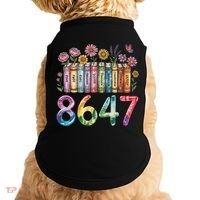 Floral Bookshelf 8647 Inclusion And Love Teacher Doggie Tank thumb 0