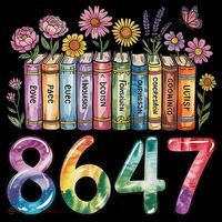 Floral Bookshelf 8647 Inclusion And Love Teacher Coffee Mug thumb 5