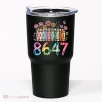 Floral Bookshelf 8647 Inclusion And Love Teacher Tumbler thumb 0