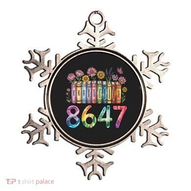 Floral Bookshelf 8647 Inclusion And Love Teacher Ornament