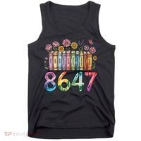 Floral Bookshelf 8647 Inclusion And Love Teacher Tank Top thumb 0
