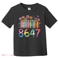 Floral Bookshelf 8647 Inclusion And Love Teacher Toddler T-Shirt thumb 0