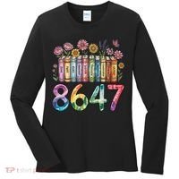 Floral Bookshelf 8647 Inclusion And Love Teacher Women's Long Sleeve Shirt thumb 0