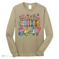 Floral Bookshelf 8647 Inclusion And Love Teacher Long Sleeve Shirt thumb 0