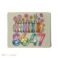 Floral Bookshelf 8647 Inclusion And Love Teacher Mousepad thumb 0