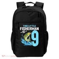 Fishing Birthday 9 Year Old Fisher 9th Bday Backpack thumb 0