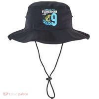 Fishing Birthday 9 Year Old Fisher 9th Bday Bucket Hat thumb 0