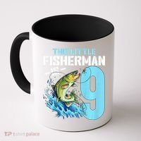 Fishing Birthday 9 Year Old Fisher 9th Bday Coffee Mug thumb 0