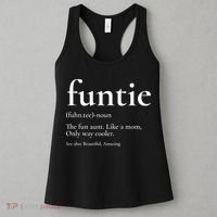 Funtie Best Aunt Ever Cool Aunt Favorite Aunt Women's Tank Top thumb 3