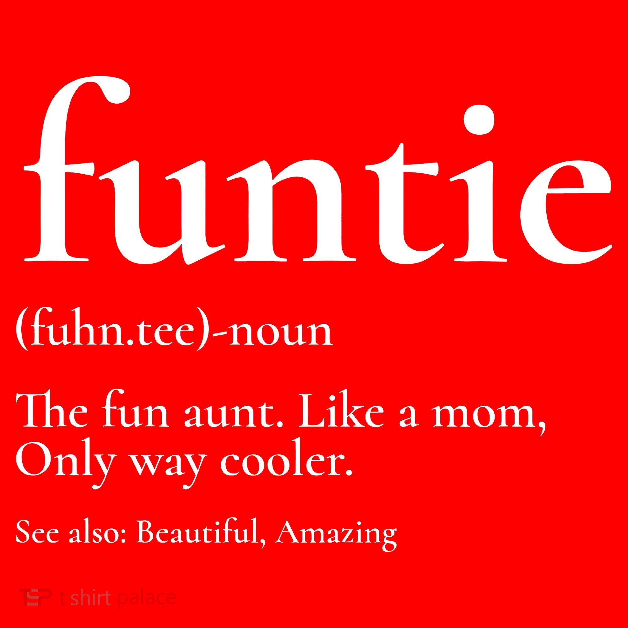 Funtie Best Aunt Ever Cool Aunt Favorite Aunt Santa Hat