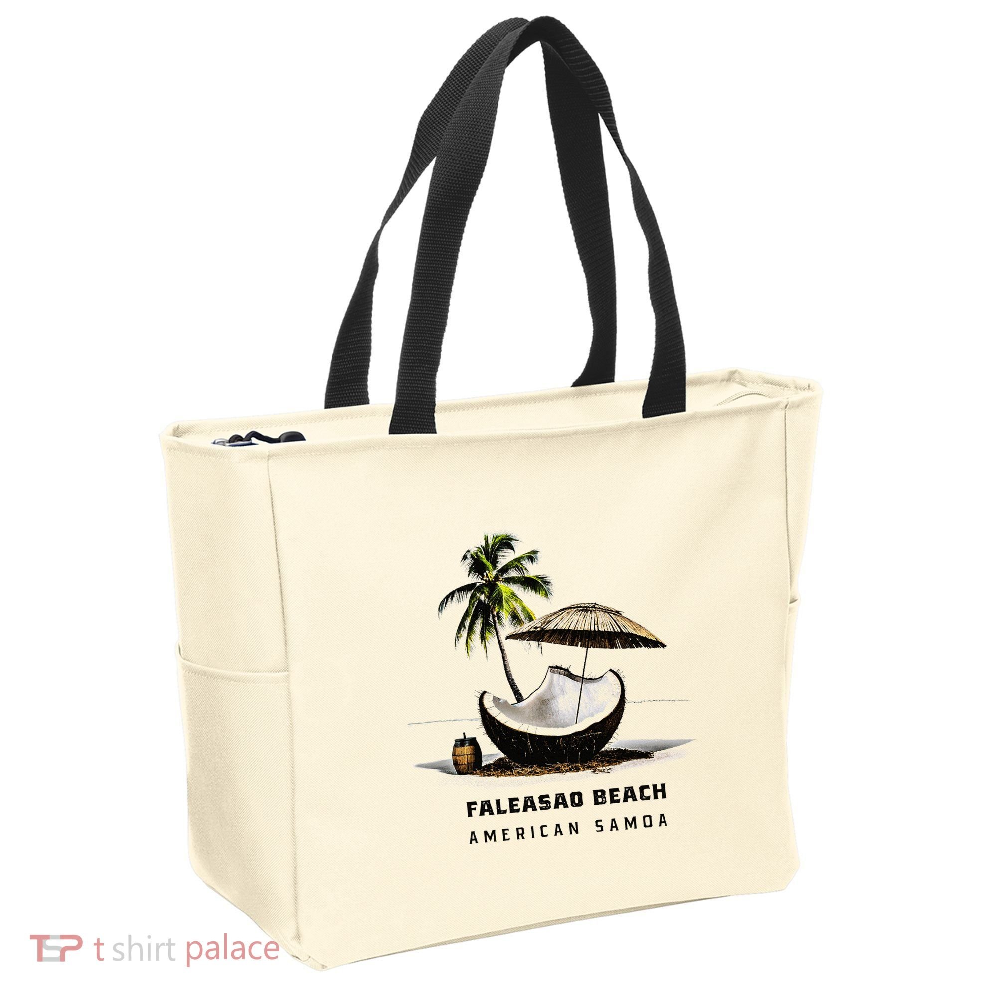 Faleasao Beach American Samoa Tote Bag