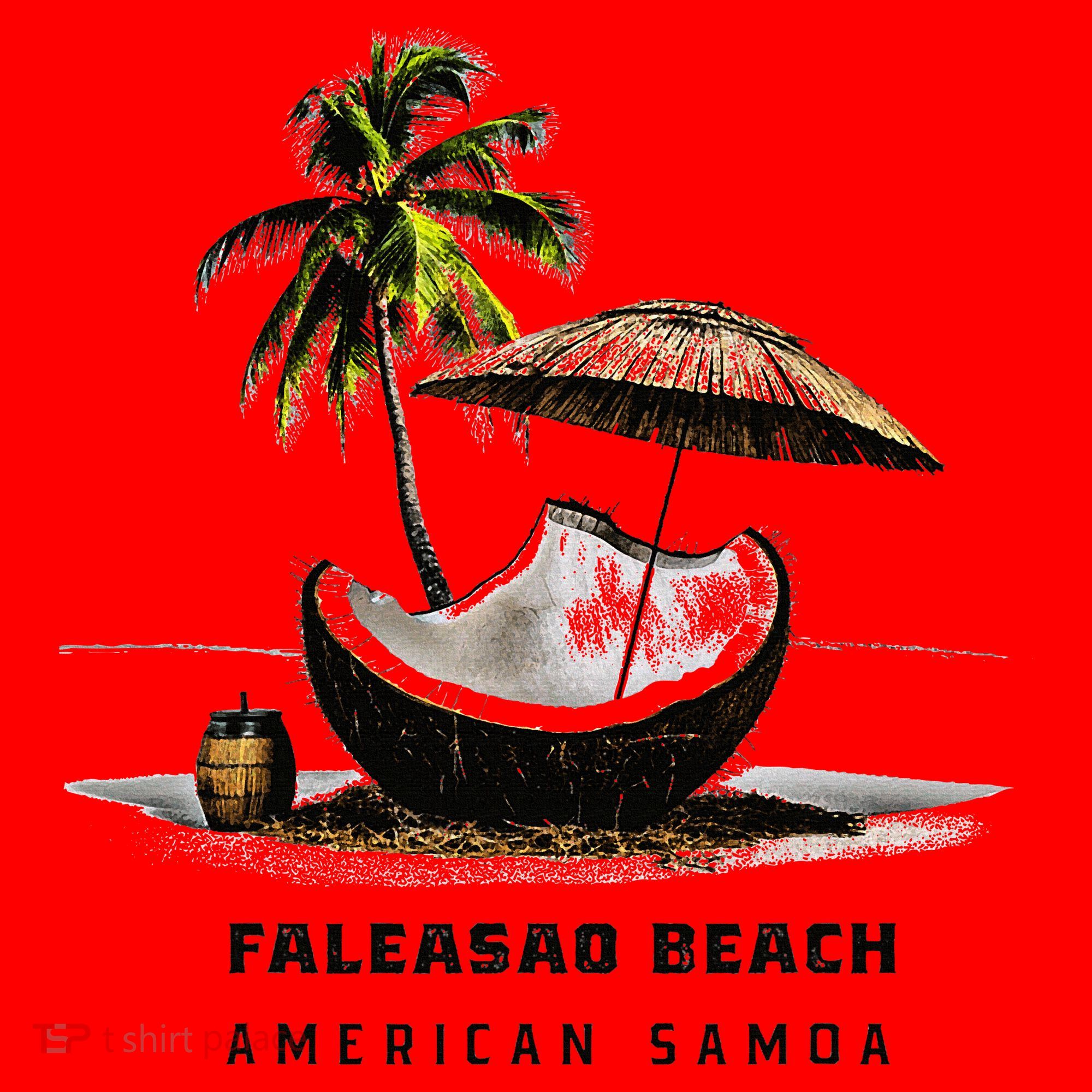 Faleasao Beach American Samoa Santa Hat
