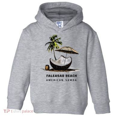 Faleasao Beach American Samoa Toddler Hoodie
