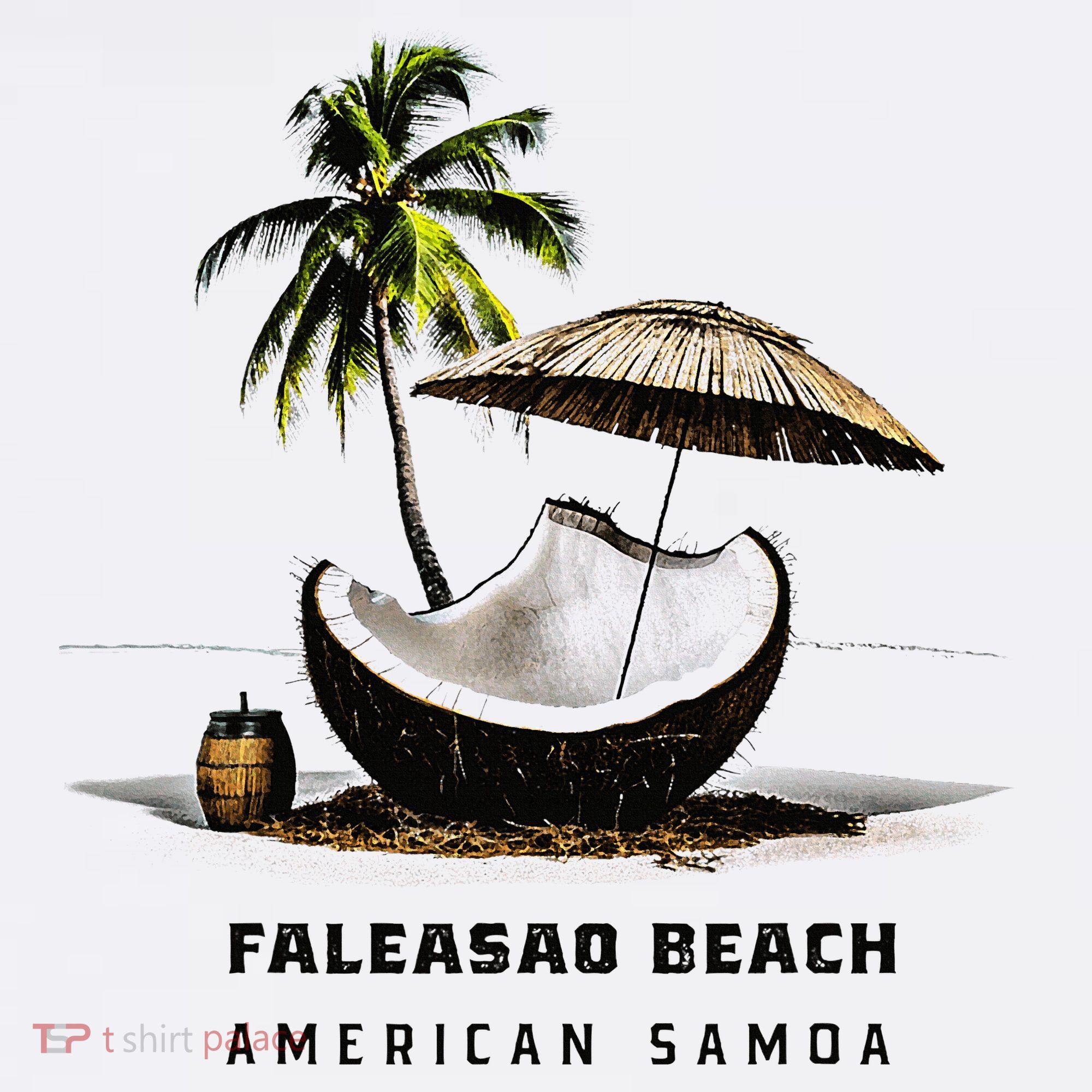 Faleasao Beach American Samoa Hoodie