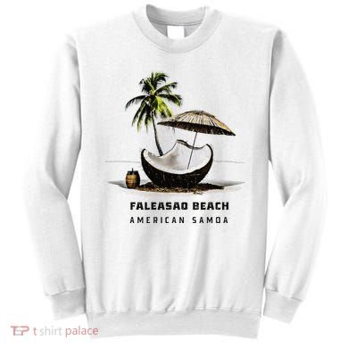 Faleasao Beach American Samoa Sweatshirt